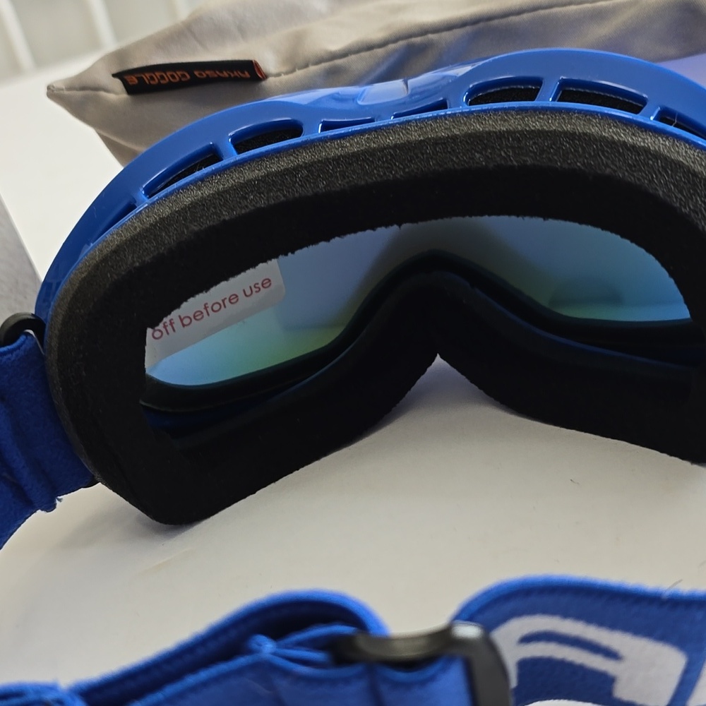 NIB Akaso Ski Snowboarding Glasses Blue Frame Blue Lens - Picture 7 of 13